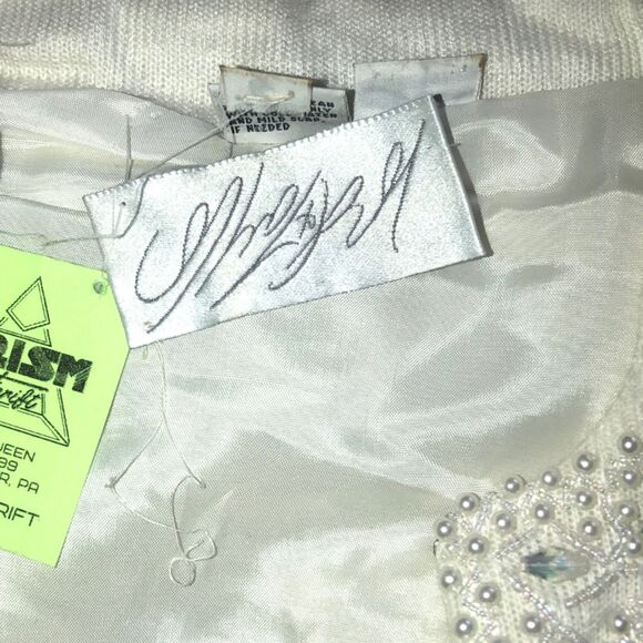 Vintage Floral Sequin Jacket - Picture 6 of 7